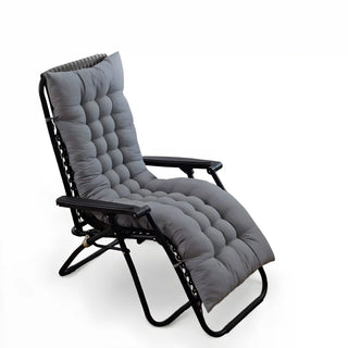 Ambiance - Housse de chaise longue Gris sur fond gris