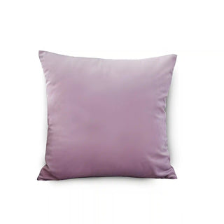 Triumph - Housse de coussin en Velours Rose pâle sur fond gris