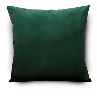 Triumph - Housse de coussin en Velours Vert pomme sur fond gris