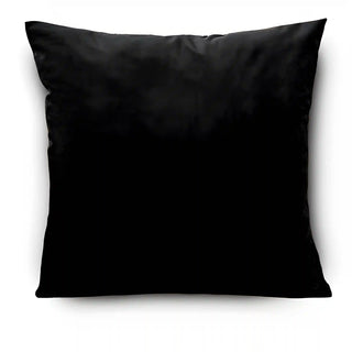 Triumph - Housse de coussin en Velours Noir sur fond gris