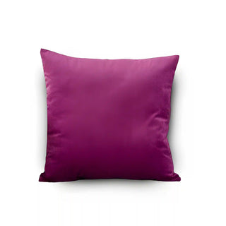 Triumph - Housse de coussin en Velours Violet sur fond gris