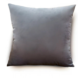 Housse de coussin en Velours - Valeska Gris clair sur fond gris