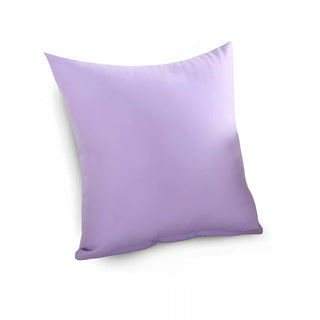 Housse de coussin lisse - Triumph Violet clair sur fond gris