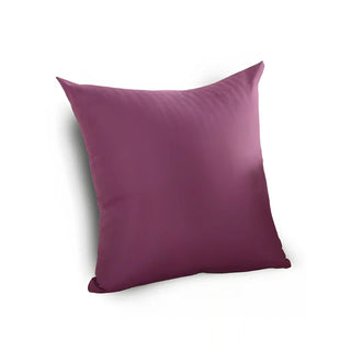 Triumph - Housse de coussin lisse Violet sur fond gris