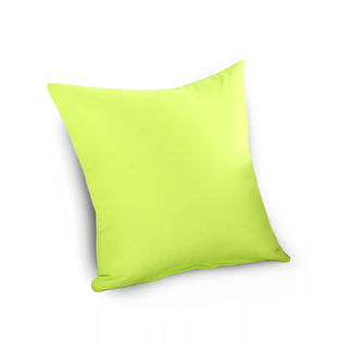 Housse de coussin lisse - Triumph Vert clair sur fond gris