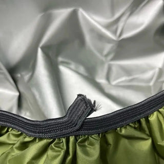 Housse Étanche pour Sac à Dos - Duster Vert sur fond gris