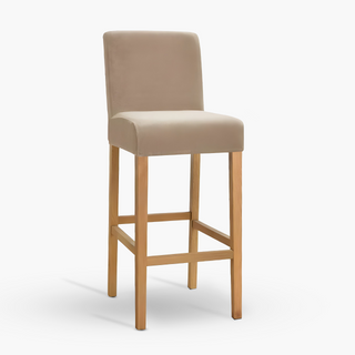 Adagio - Housse de tabouret de bar en Velours sur fond gris