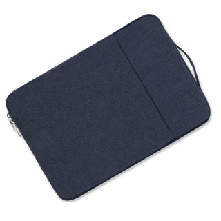 Météore - Housse d'Ordinateur Portable Bleu foncé sur fond gris