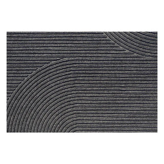 Tapis d'Entrée - Ferania Gris sur fond gris