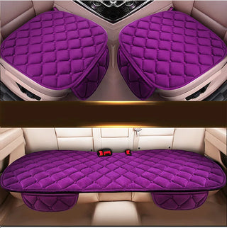 Celeste - Housse de Siège Auto Matelassée Violet Set Complet sur fond gris