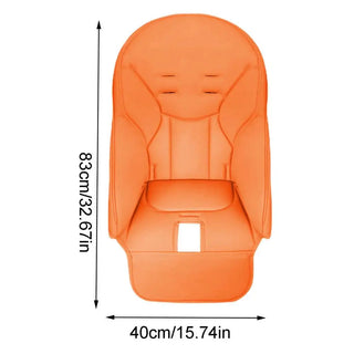 Housse de Chaise Haute - Espérance Orange sur fond gris