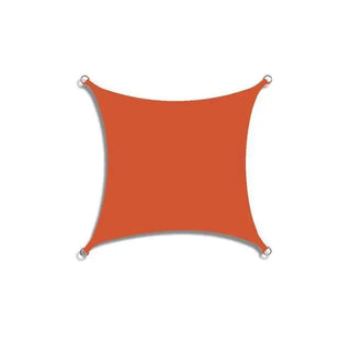 Veritas - Voile d'Ombrage rectangulaire Orange sur fond gris