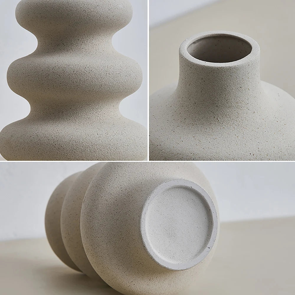 Vase haut en céramique style nordique - Atelier de la housse