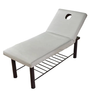 Nina - Housse de table de massage Gris clair sur fond gris