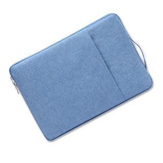 Housse d'Ordinateur Portable - Météore Bleu clair sur fond gris