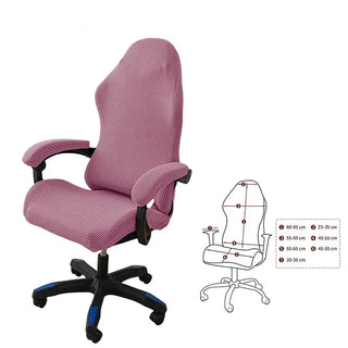 Housse de Chaise Gaming en Jacquard - Astra Violet sur fond gris