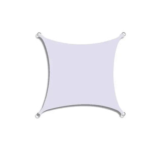 Voile d'Ombrage rectangulaire - Veritas Blanc sur fond gris