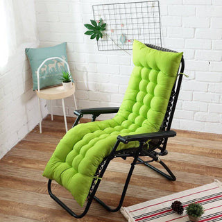 Ambiance - Housse de chaise longue Vert pomme sur fond gris