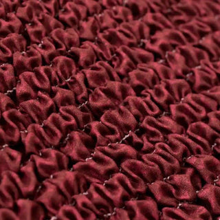 Mediterraneo - Housse de canapé d'angle à droite Rouge en Microfibre Rouge Microfibre Angle à droite - 180-370 cm sur fond gris