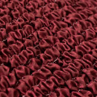 Mediterraneo - Housse de canapé d'angle Rouge en Microfibre Rouge Angle à droite - 180-370 cm sur fond gris