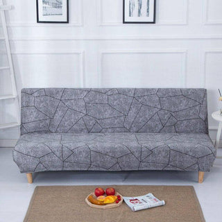 Housse de clic-clac design - Decorum Gris pierre sur fond gris