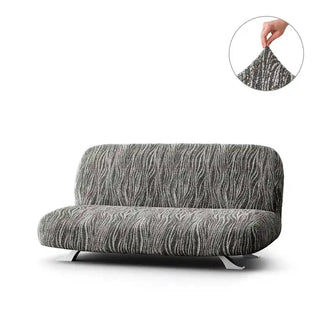 Universo - Housse de clic-clac en Microfibre design Gris clair Clic-Clac - 150-210 cm sur fond gris