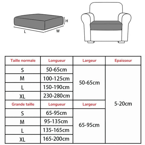 Guide des tailles