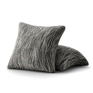 Universo - Housse de coussin Gris clair en Microfibre design Gris clair sur fond gris