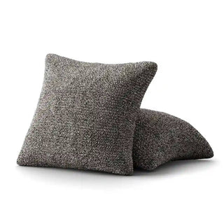 Mediterraneo - Housse de coussin Gris en Microfibre Gris sur fond gris