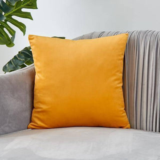 Housse de coussin en Velours - Valeska Bleu majorelle sur fond gris