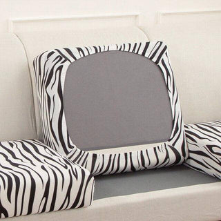 Lumina - Housse de coussin de canapé Design Jardin sur fond gris