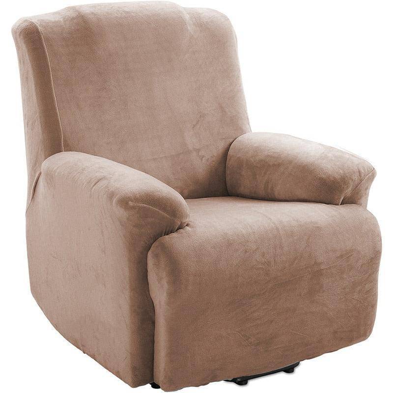 Housse de fauteuil inclinable en velours - Aviana - Atelier de la housse