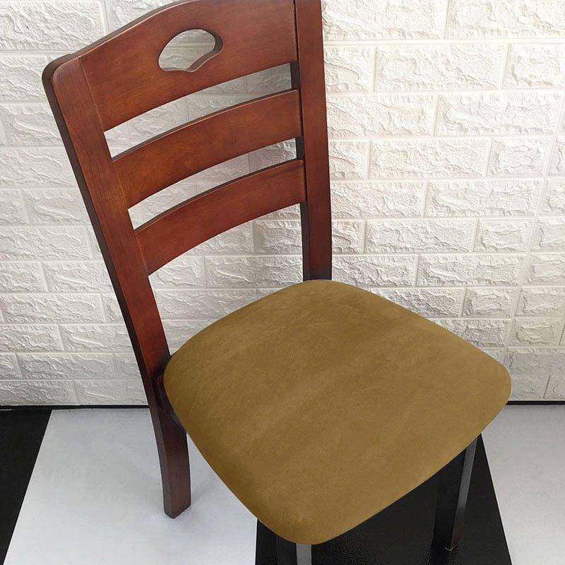 Housse de siège de chaise effet velours - Tamara - Atelier de la housse