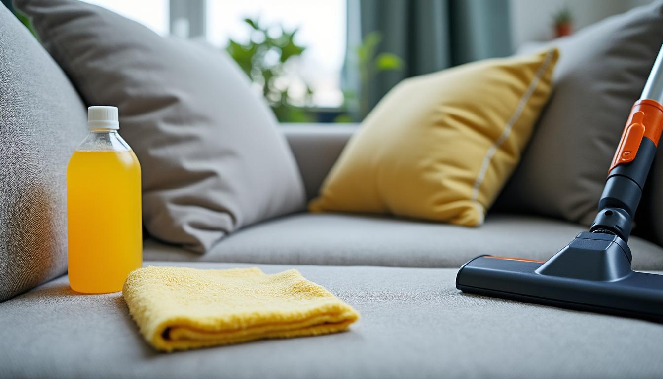 découvrez comment nettoyer efficacement un canapé en tissu avec les produits adaptés et évitez les erreurs courantes pour préserver la beauté et la durée de vie de votre mobilier.