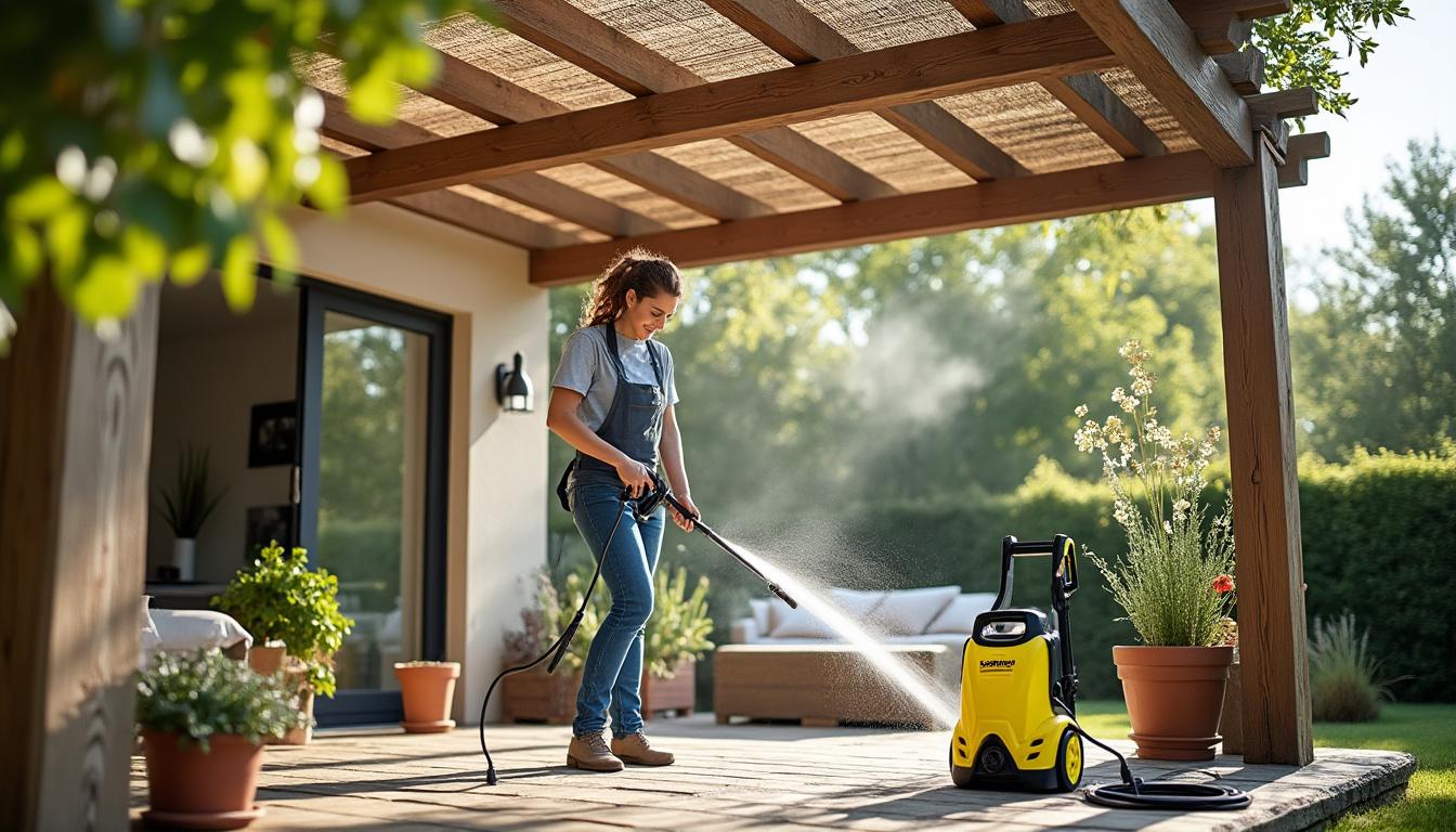 découvrez comment nettoyer efficacement votre pergola au kärcher, avec des recommandations pratiques et des alternatives adaptées pour un entretien optimal.
