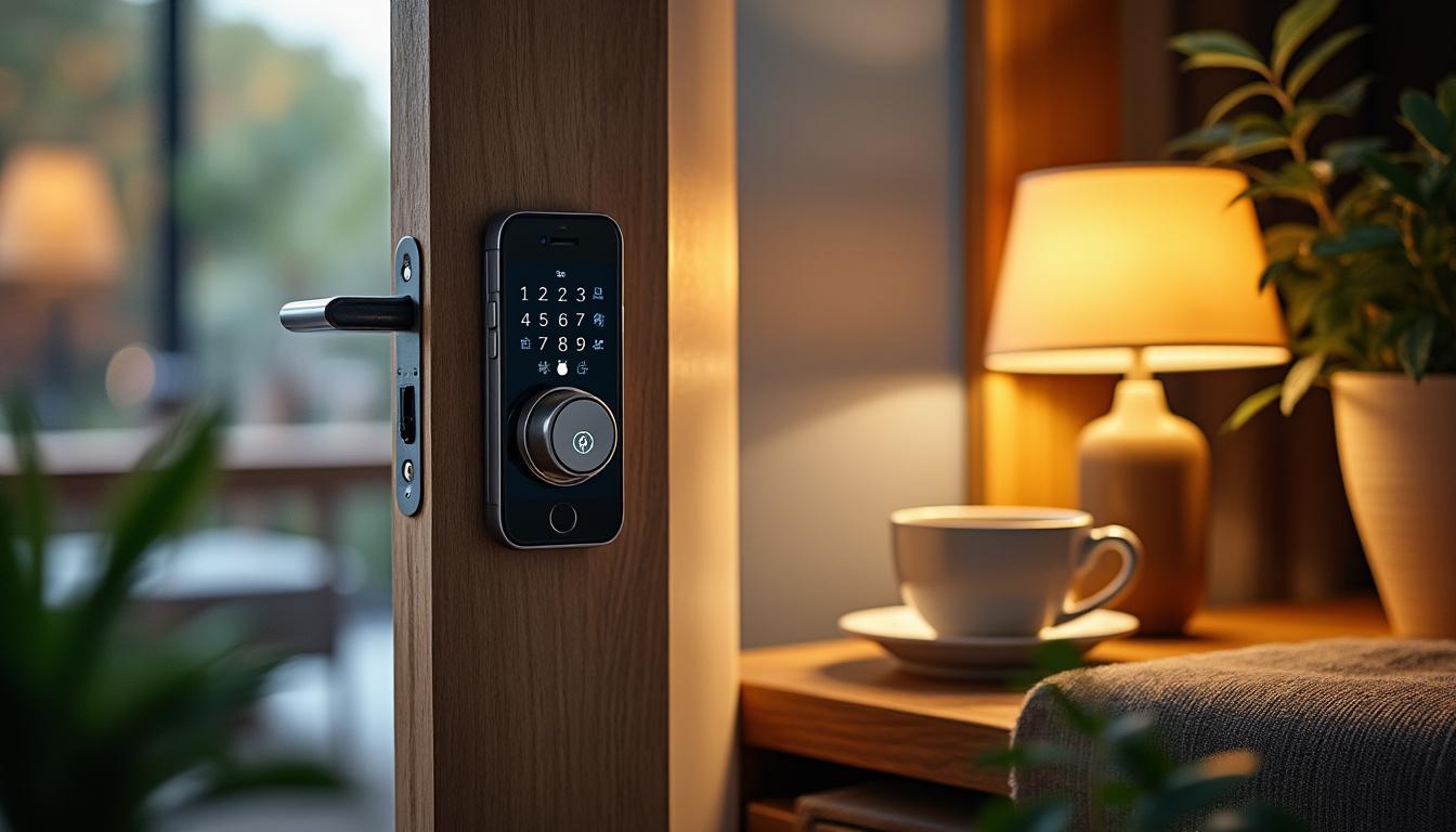 découvrez le fonctionnement d'une serrure connectée, ses principes de base, les garanties de sécurité qu'elle offre et ses différents usages pour sécuriser votre domicile.