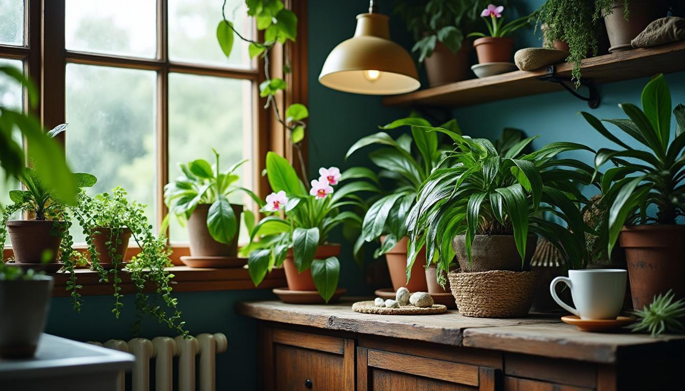 découvrez quelles plantes choisir pour une salle de bain, adaptées à l'humidité et à la faible luminosité, pour créer un espace vert et apaisant.