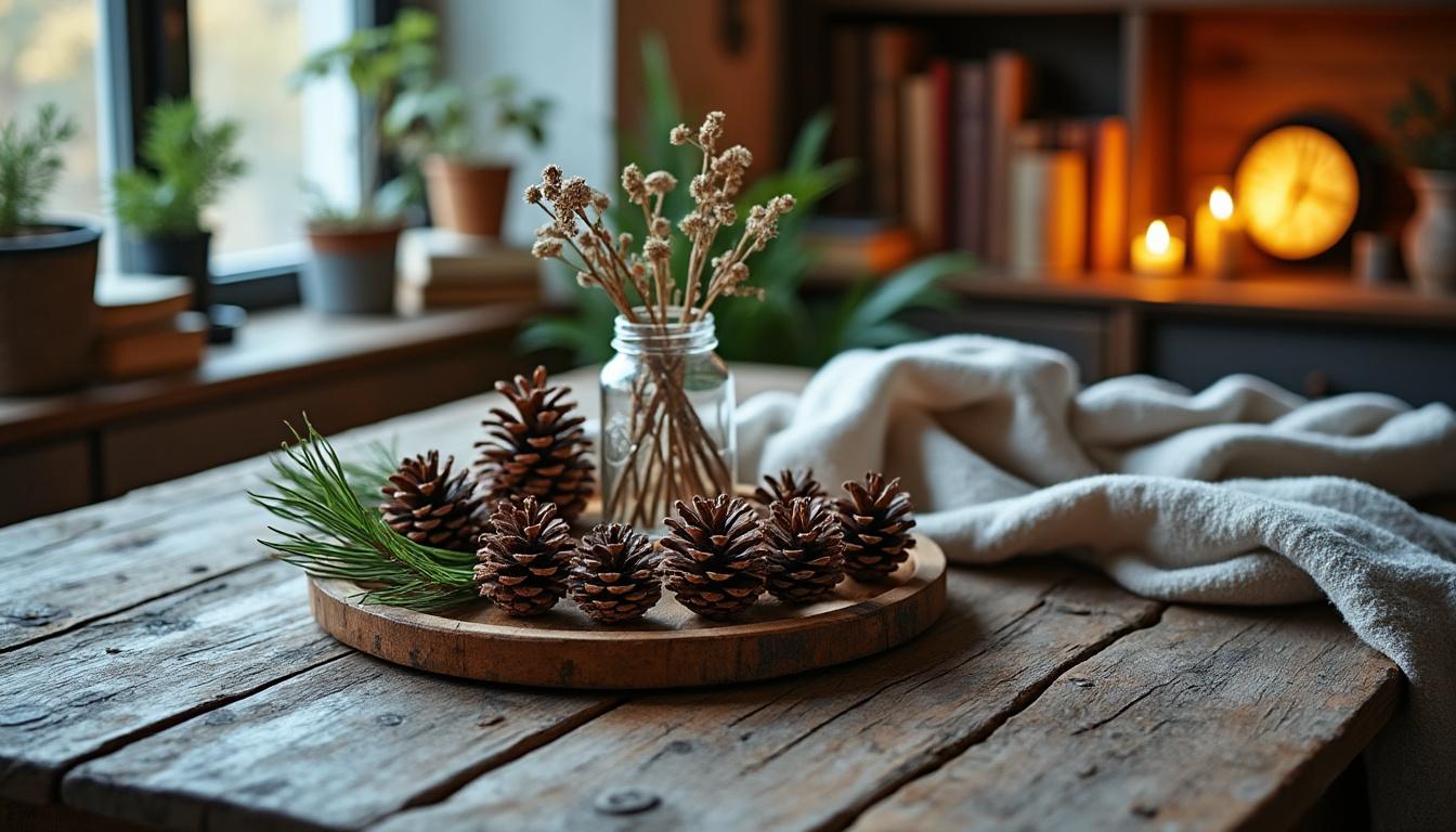 découvrez des idées créatives et faciles pour utiliser des pommes de pin en décoration d'intérieur. apportez une touche naturelle et originale à votre maison avec nos astuces déco inspirantes.