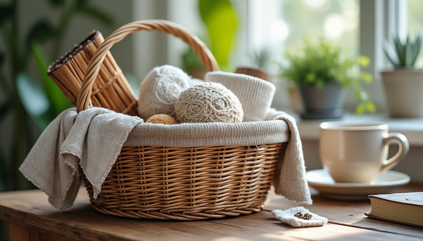 découvrez des idées originales pour remplir un panier en osier déco et sublimer votre salon ou votre entrée avec style et élégance.