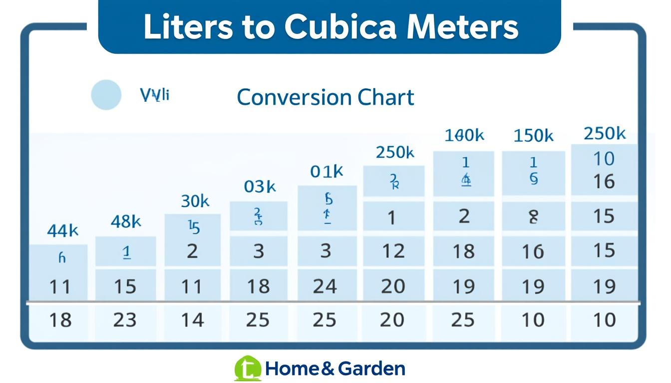 apprenez à convertir facilement des litres en mètres cubes grâce à notre formule simple et notre tableau pratique, idéal pour vos calculs rapides et précis.