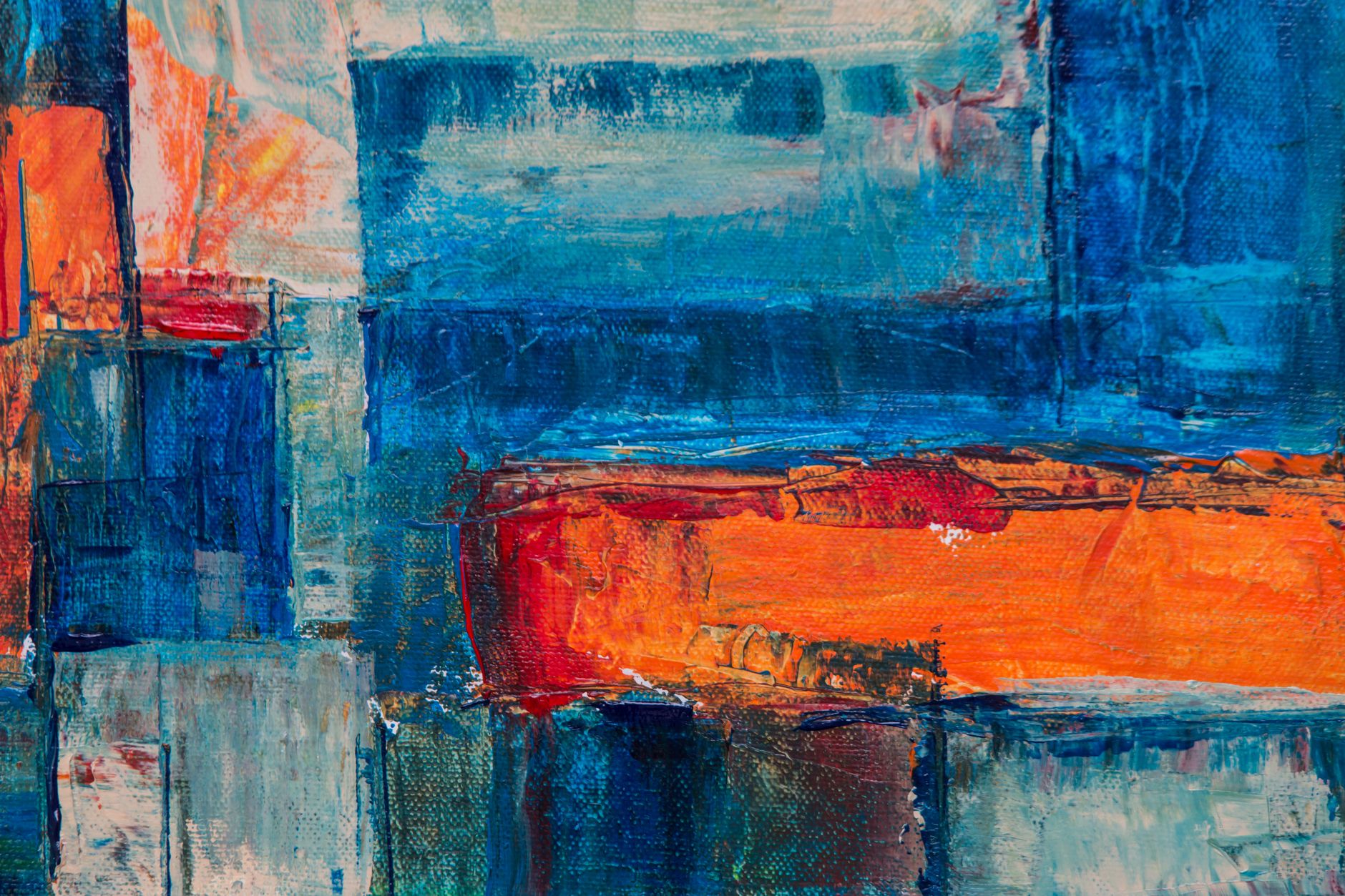 Couleur complémentaire du bleu orange, — palette de couleurs bleu orange design intérieur